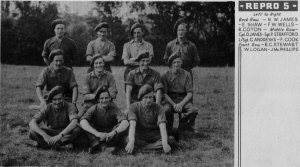 521 Field Survey Company Repro 5 on a mission to Schaerbeek, Belgium on 1945-04-21